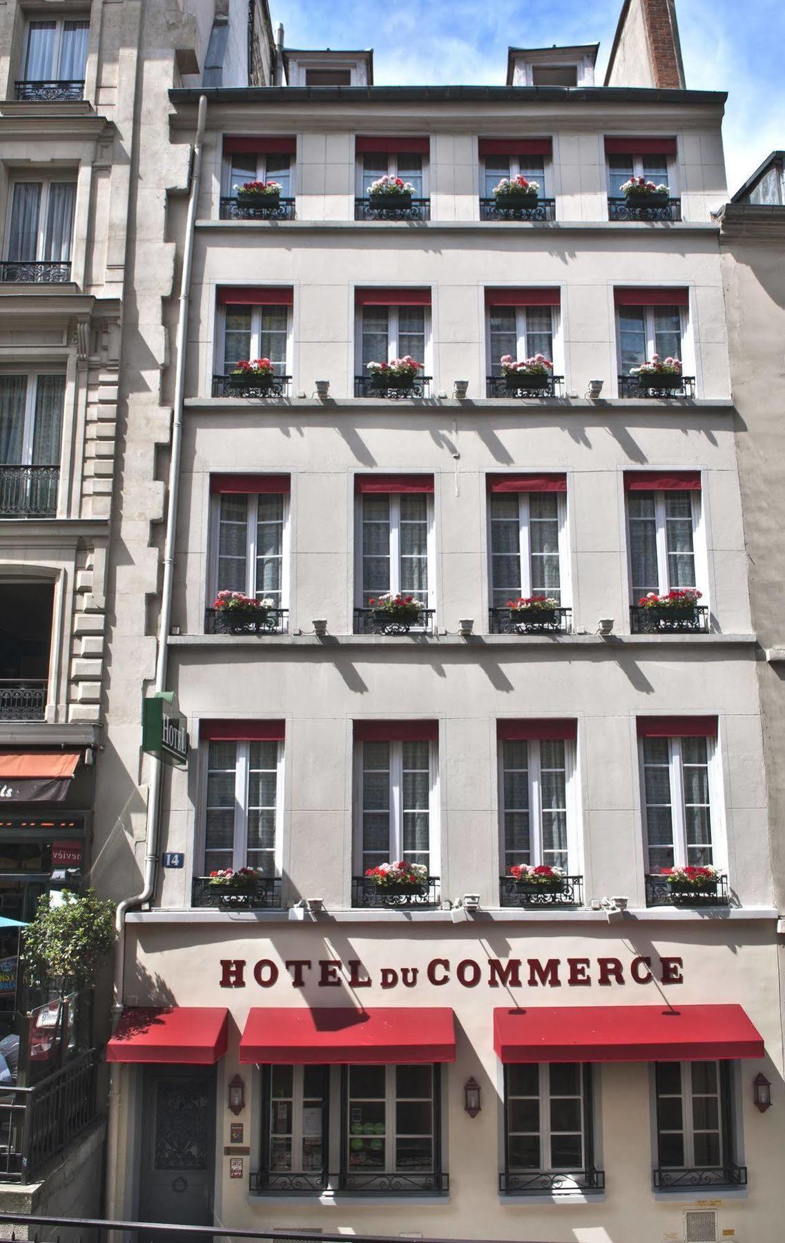Hotel Du Commerce Paris Bagian luar foto